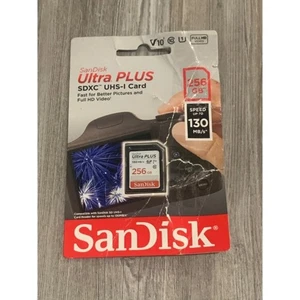 SanDisk Ultra PLUS SDXC UHS-I 256GB card - Picture 1 of 2