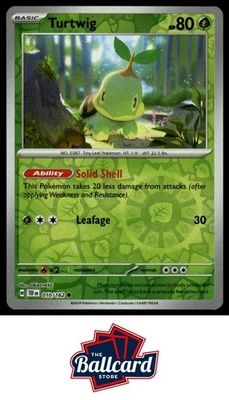 SV05: Temporal Forces #010/162 Turtwig Reverse Holo - Image 1 of 2