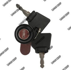 JCB PARTS - LOCK BARREL ASSY FOR FRONT GRILL WITH 2 KEYS (PART NO- 826/10895) - Picture 1 of 3