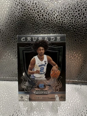 Coby White 2019 Panini Prizm Draft Picks Crusade #61 Rookie RC North Carolina - Image 1 of 4