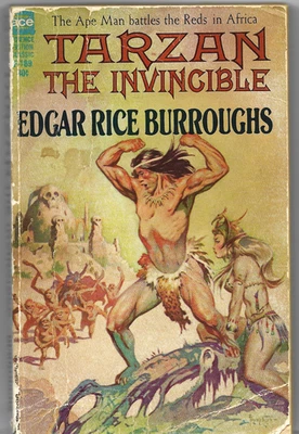 Tarzan The Invincible by Edgar Rice Burroughs ACE Books, Incorporated printing Foto 1 de 2