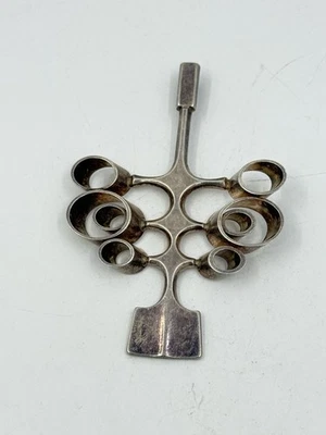 David Andersen D-A Norwegen Sterlingsilber Modernist Anhänger 2,5" 12,7g - Bild 1 von 4