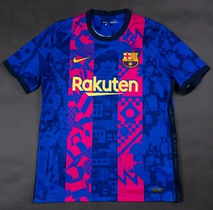 BARCELONA 2021-2022 AWAY STADIUM L JERSEY THIRD CHAMPIONS CL DB5896-406 ORIGINAL - Picture 1 of 12
