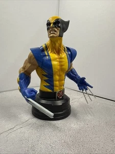 Marvel Wolverine Mini Busto de Gentle Giant Traje Clásico X-Men RARO Usado - Imagen 1 de 10