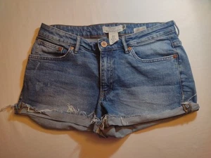 L.O.G.G. Denim Blue Short Jeans Women's Size 10 EUR 40 shipped from USA - Picture 1 of 5