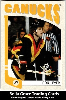 2004-05 In The Game Franquicias Canadian Don Lever #134 Vancouver Canucks NHL Foto 1 de 2