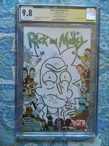 Rick and Morty #35 Scorpion Comics Edizione Schizzo Kyle Starks Schizzo CGC 9.8 - Foto 1 di 9
