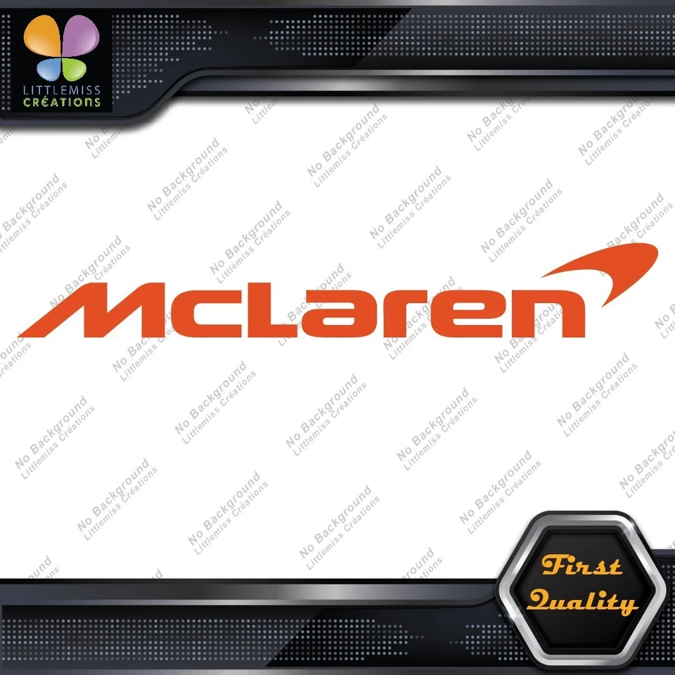 Compatible McLaren Luxury Cars Name Logo Performance Vinyl Decals Stickers Foto 1 de 4