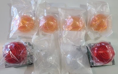 Land Rover Series 3 & Defender 90 110 Indicator Side & Tail Light Lamp Lens Kit - Image 1 of 4