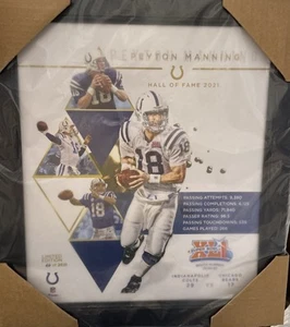 Peyton Manning Indianapolis Colts Limited Edition Exclusive HOF Framed Collage - Picture 1 of 1