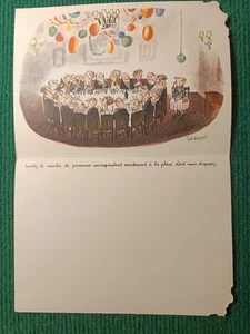 CARTE MENU - MEGABYL - Laboratoire LE BRUN - Illustrateur - SEMPÉ - Imagen 1 de 2