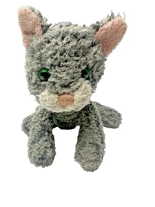 Target Kitty Cat Grey Striped Chamois Beanbag Plush Stuffed Animal Mini 6" - Picture 1 of 9