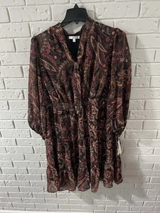 Sandra Darren Kleid/Einzelhandel 102 $/Größe 18 W NEU mit Etikett Burgunderrot - Bild 1 von 5