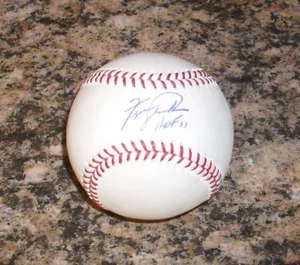 FERGIE JENKINS ""CHICAGO CUBS"" LANZADOR DE LA CORTE 1991 FIRMADO BÉISBOL MLB *Certificado de autenticidad - Imagen 1 de 1