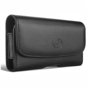 Samsung Galaxy A14 5G Leather Case Belt Clip Swivel Holster Loops Cover - Picture 1 of 5