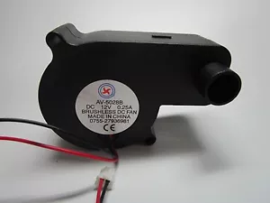 4 Stück bürstenlos DC Kühlung Gebläse Lüfter 5028B 12V 50x28mm 2 Draht Kugellager Neu - Bild 1 von 5