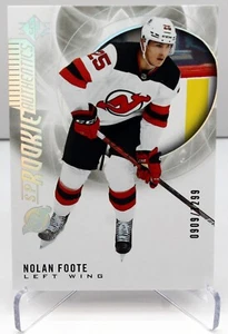 2020-21 Upper Deck SP Rookie Authentics Card #126 Nolan Foote 1024/1299 - Devils - Picture 1 of 1