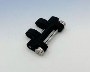 INVICTA Sea Spider BLACK Polyurethane Silver Pins 26mm WATCH Bracelet Band LINK - Picture 1 of 2