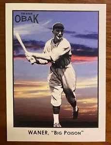 2011 TriStar Obak PAUL WANER #97 HOF Pirates - Picture 1 of 2