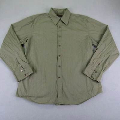 Camisa Roar Para Hombres XXL 2XL Verde Floral Abotonada Fiesta Club Informal Manga Larga Foto 1 de 4