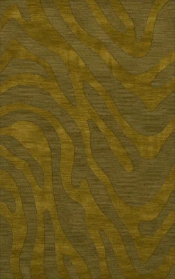 Green Swirls Lines Stripes Transitional Area Rug Animal Print DV2 - Image 1 of 2