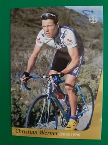CYCLING cycling card CHRISTIAN WERNER team NURNBERGER 2001