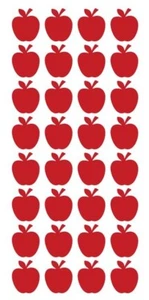 Red Apple Apples Stickers Sticker 1" DC04-032 - Picture 1 of 1