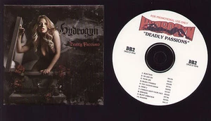 CD HYDROGYN DEADLY PASSIONS FOR PROMOTIONAL USE ONLY 10 TRACKS CARDBOARD SLEEVE - Picture 1 of 1