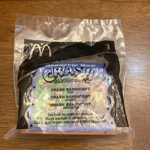 2005 McDonalds Happy Meal Spielzeug Videospiel Crash Bandicoot #1 Neu in Verpackung versiegelt - Bild 1 von 2