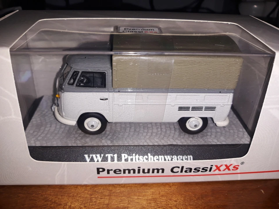 Premium ClassiXXs 1/43 Vw T1 Pritschenwagen grey 13900 - Immagine 1 di 1