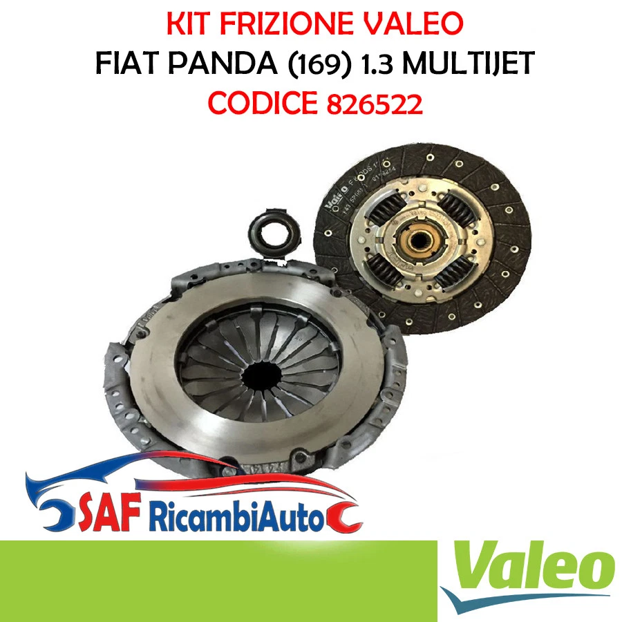 VALEO 826522 Kit frizione per FORD KA (RU8) per FIAT 500 (312) PANDA (169)