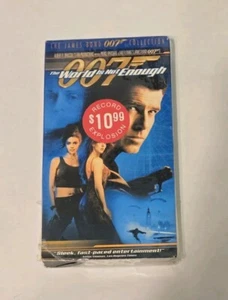 The World Is Not Enough 1999 VHS James Bond 007 Pierce Brosnan Unopened - Imagen 1 de 2