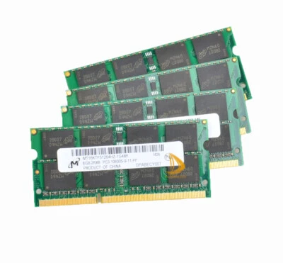 Micron DDR3 RAM 32 GB 4x 8 GB 1333MHz PC3-10600S 204PIN SODIMM Laptop Memory CL9 - Image 1 of 4