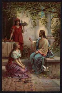 Holy card antico postale de Jesus santino immagine pieuses estampa - Foto 1 di 1