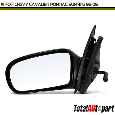 Driver Mirror with Manual Adjust for Chevy Cavalier Pontiac Sunfire 1995-2005 - Image 1 of 4