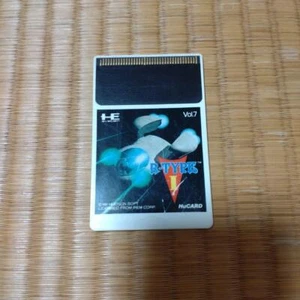 USED R-TYPE 1 PC Engine Hu-Card Video Game Hudson Soft Cartrige only - Picture 1 of 24