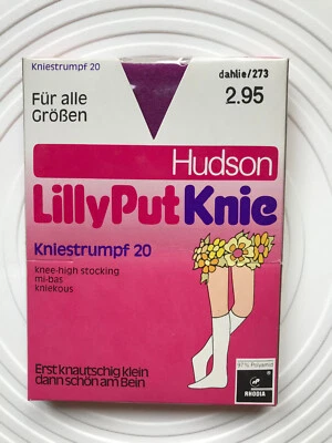 HUDSON LillyPut Knie Kniestrumpf 20 DEN Einheitsgröße Farbe "dahlie" in OVP - Bild 1 von 4