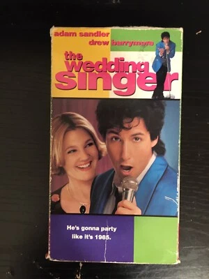 VHS The Wedding Singer VHS 1998 Adam Sandler Drew Barrymore Tested - Image 1 of 4