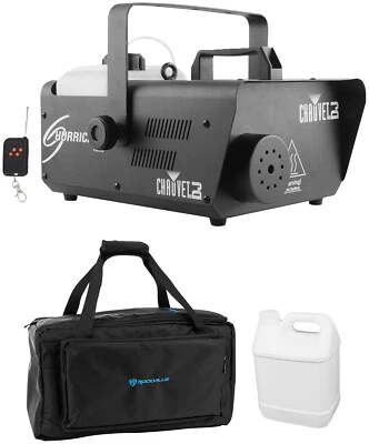 Chauvet DJ H1600 Hurricane 1600 DMX Fog Machine+Remote+Waterproof Carry Bag Case - Image 1 of 4