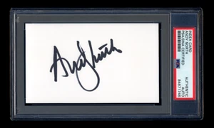 SCHEDA INDICE FIRMATA ANDY NORTH IN PERFETTE CONDIZIONI PSA/DNA AUTOGRAFATA 1978 1985 US OPEN CHAMPION - Foto 1 di 1