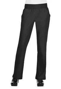 KOI Basics Women's Black Elastic Waist Scrubs Nurse "Laurie" Pants XL - Picture 1 of 12