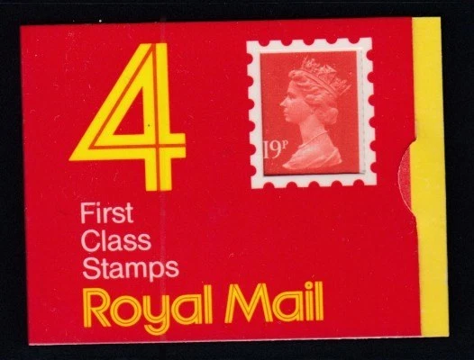 GREAT BRITAIN Royal Mail Four 19p Stamps with Window MNH booklet - Image 1 of 1