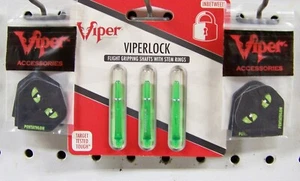 Viper Lock Dart Shafts, & 2 Sets Cats Eyes Standard Dart Flights - Picture 1 of 4
