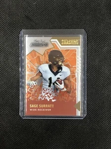 ¡¡TARJETA DE NOVATO RARA!! SAGE SURRATT - 2021 WILD CARD ALUMINATION - SMASHING - Imagen 1 de 2