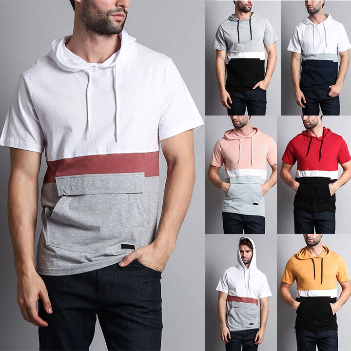 Southpole Men's Short Sleeve Hooded Tee - Casual Streetwear Shirt - View #6