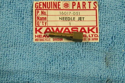 KAWASAKI KV75 MT1A MINI TRAIL CARBURETOR NEEDLE JET E-0 PART # 16017-051 - Image 1 of 2