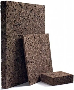 Expandierter Kork 50x500x1000mm (1 Paket = 6 Platten) 100% natürlich, biologisch - Afbeelding 1 van 9