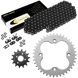 Black O-Ring Drive Chain & Sprocket Kit for Honda TRX400EX TRX400X 2005-2014 - Picture 1 of 8