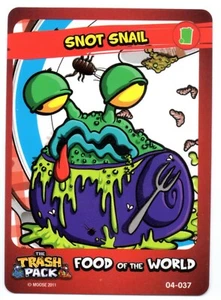SNOT SNAIL 04-037 CROMO THE TRASH PACK 2 THE TOILET SPLASH 2011 GIROMAX - Imagen 1 de 2