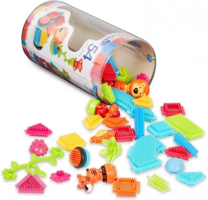 Bristle Blocks by Battat – The Official – 54Piece Jungle Multi - Picture 1 of 10